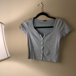 Brandy Melville Floral Tee